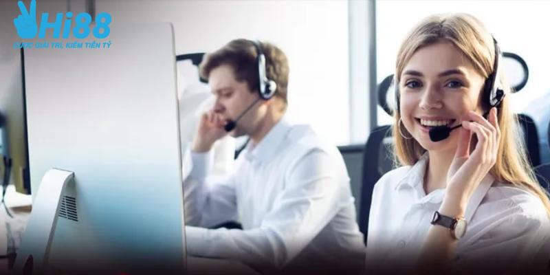 Bộ phận phòng khách hàng của Hi88 hoạt động 24/7